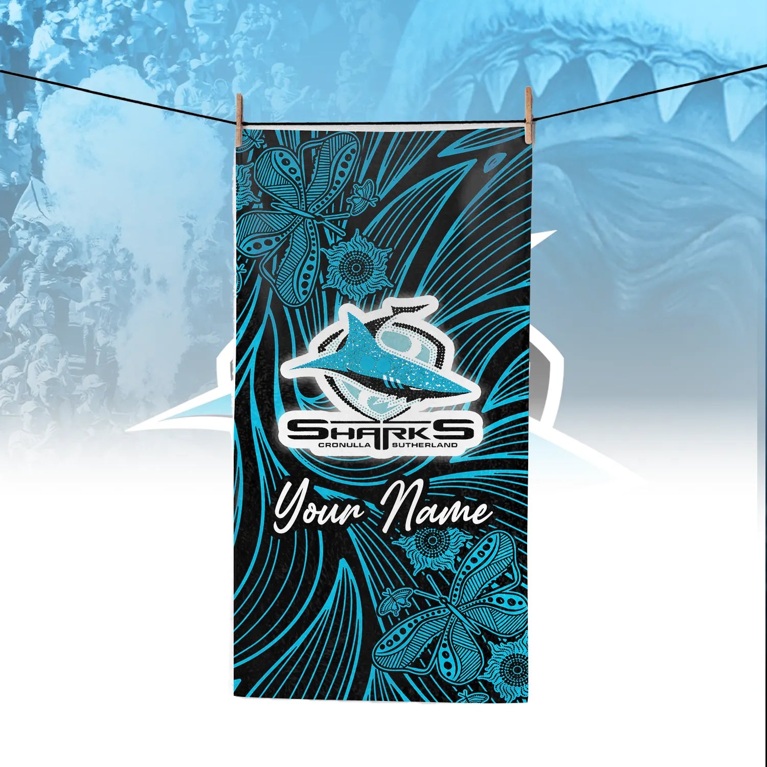 CRO Personalized Custom Pool Travel Beach and Bath Towels 9