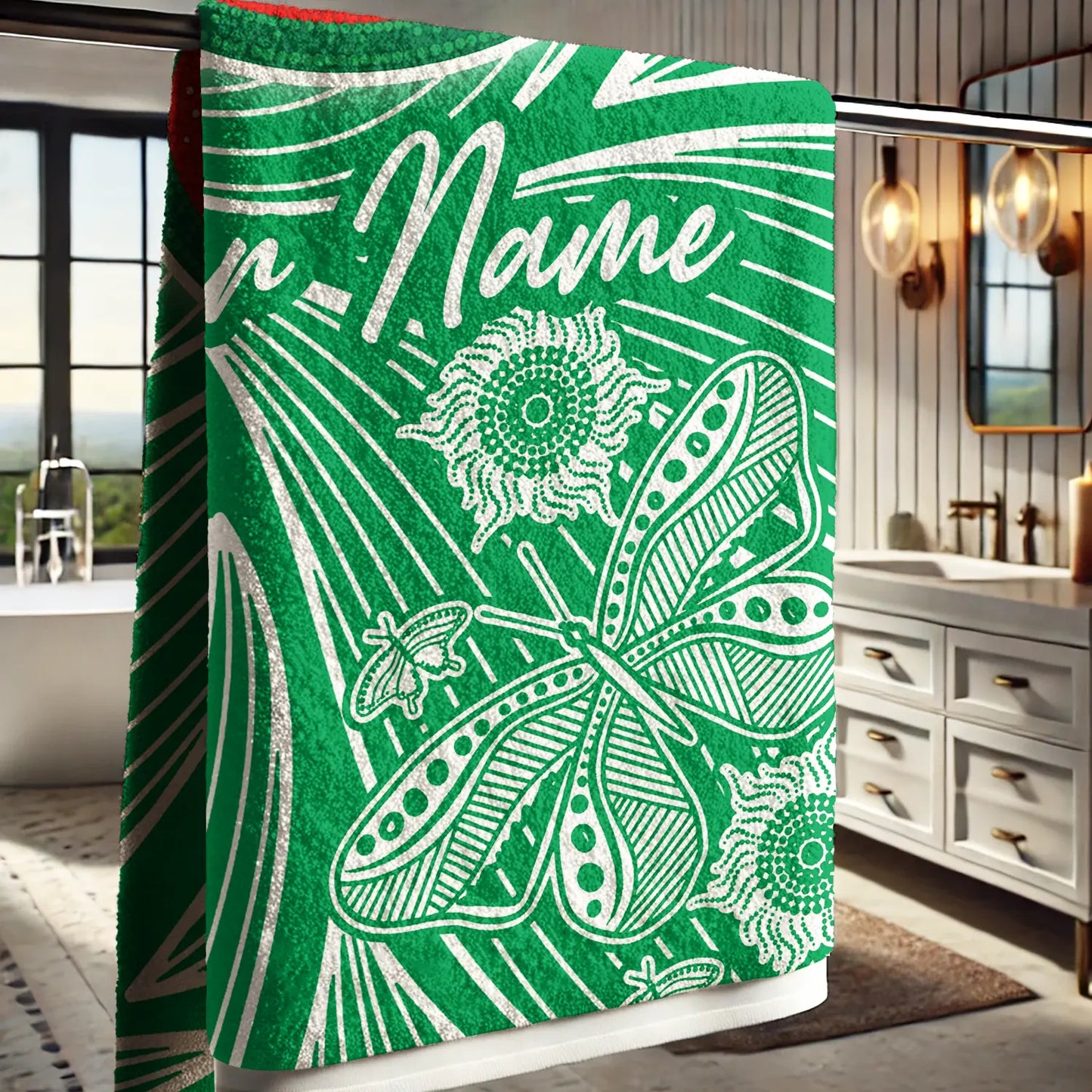 SOU Personalized Custom Pool Travel Beach and Bath Towels 9