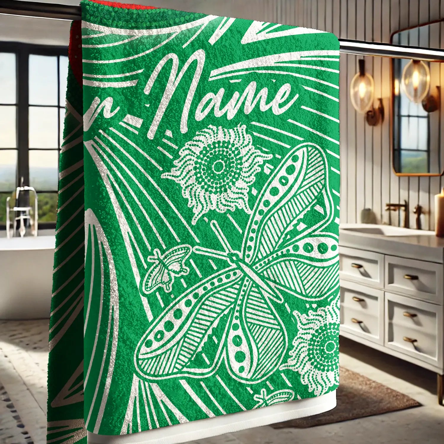 SOU Personalized Custom Pool Travel Beach and Bath Towels 9