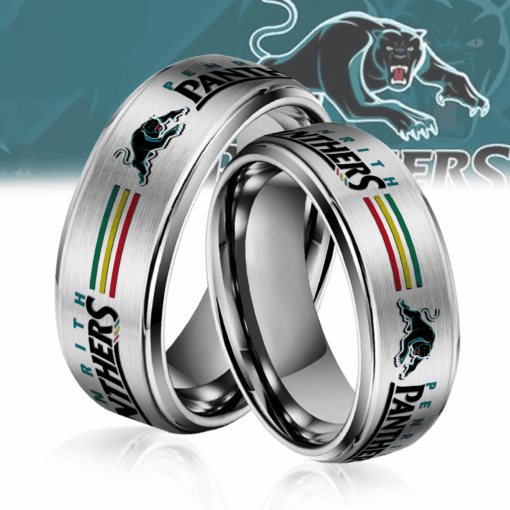 NRL Silver Tungsten Rings Gift For Fans 9