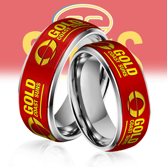 AFL Silver Tungsten Rings Gift For Fans 16