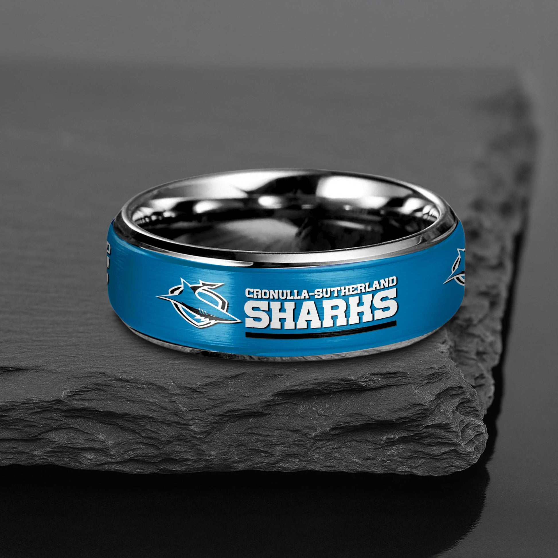 NRL Silver Tungsten Rings Gift For Fans 19