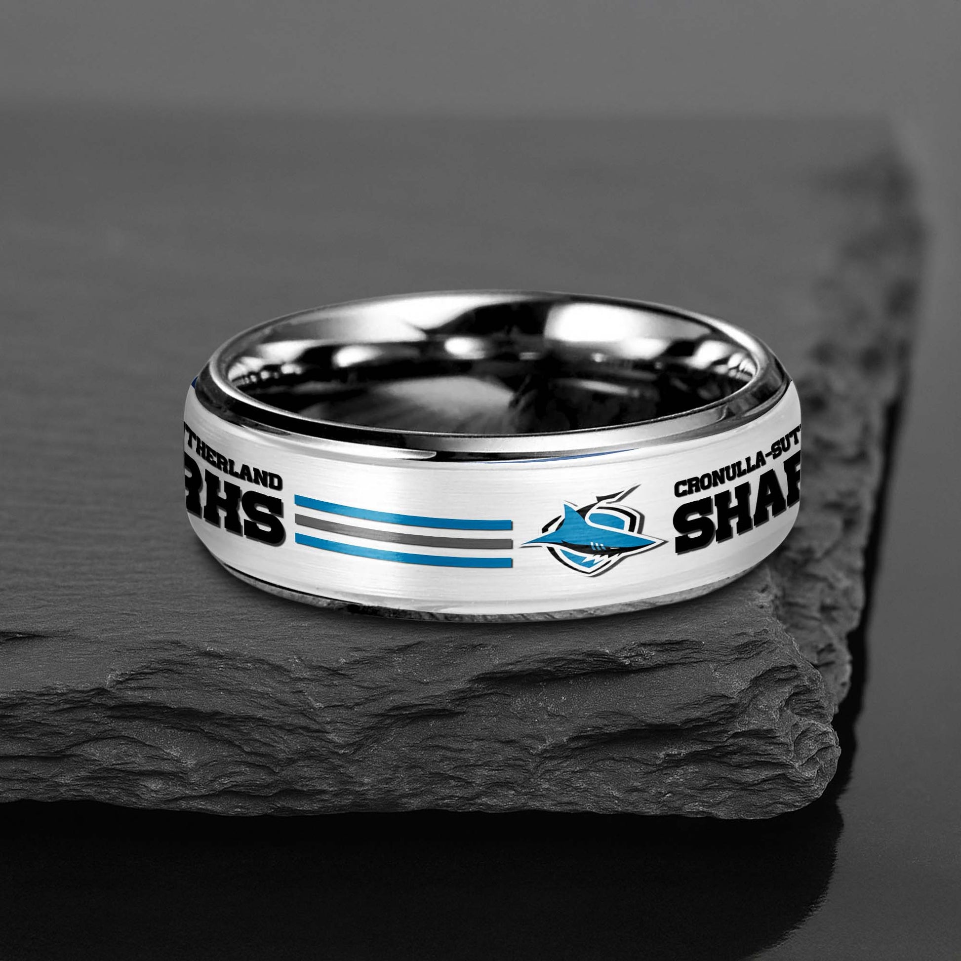 NRL Silver Tungsten Rings Gift For Fans 20