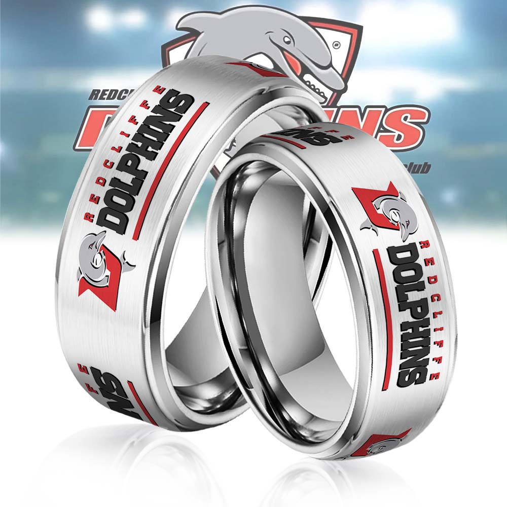 NRL Silver Tungsten Rings Gift For Fans 10