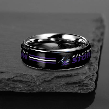 NRL Silver Tungsten Rings Gift For Fans 30