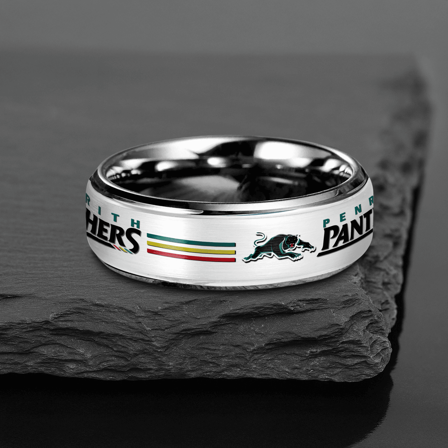 NRL Silver Tungsten Rings Gift For Fans 9