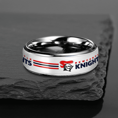 NRL Silver Tungsten Rings Gift For Fans 5