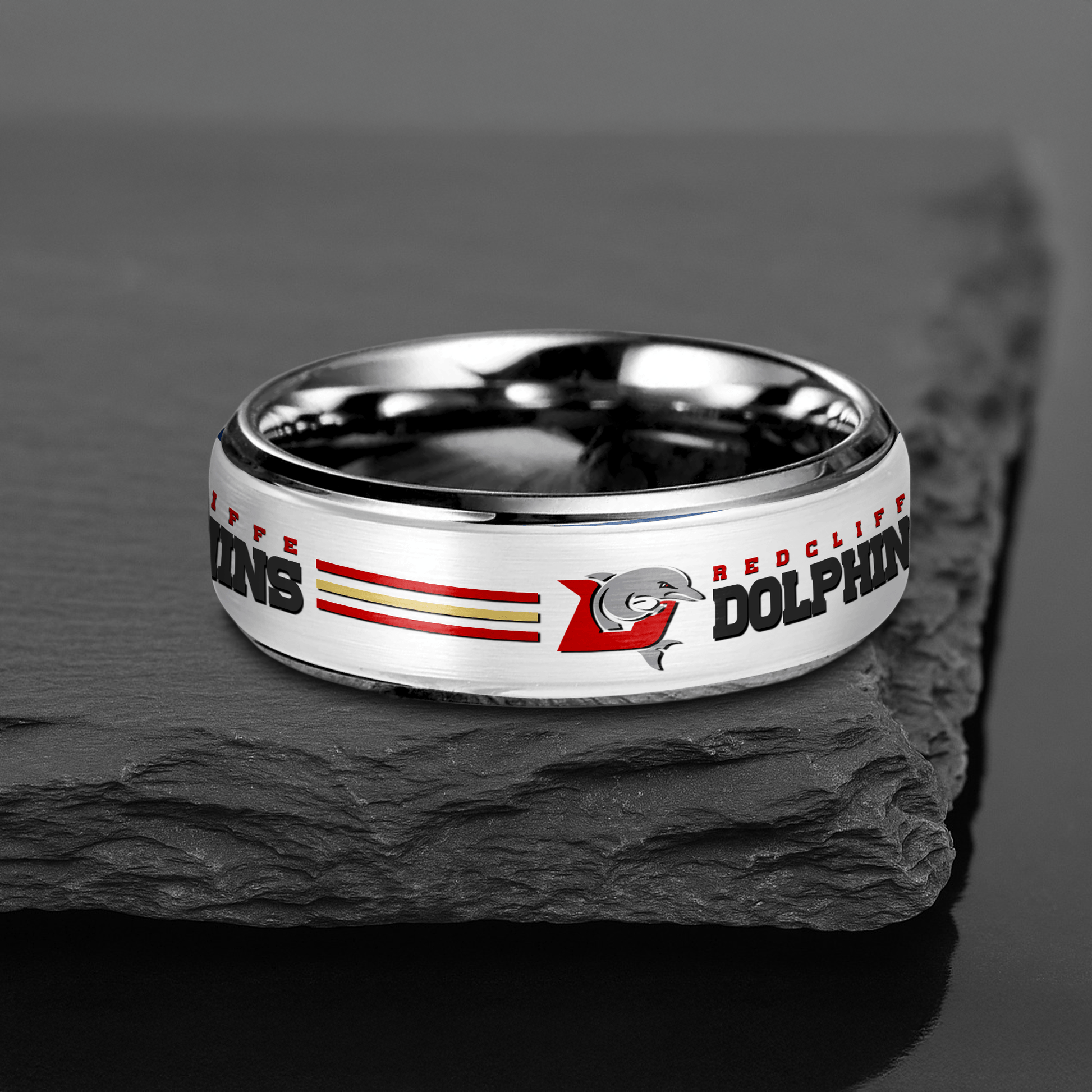 NRL Silver Tungsten Rings Gift For Fans 17