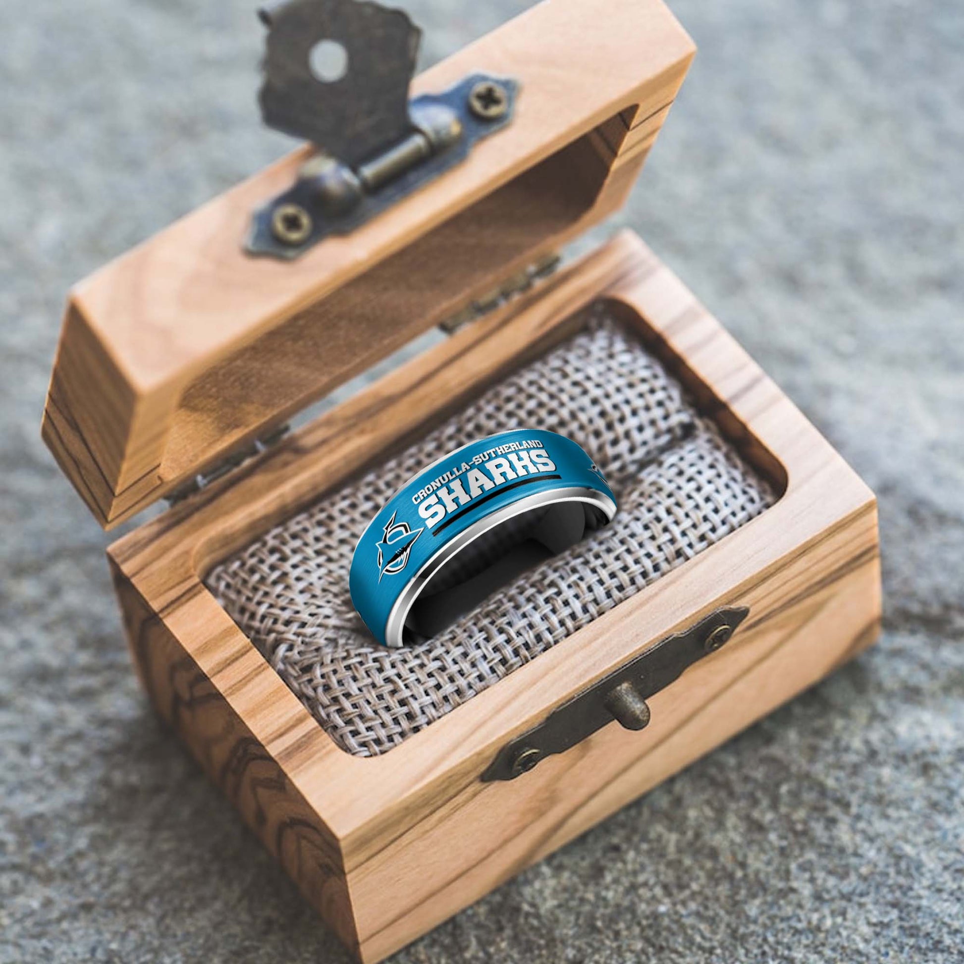 NRL Silver Tungsten Rings Gift For Fans 19
