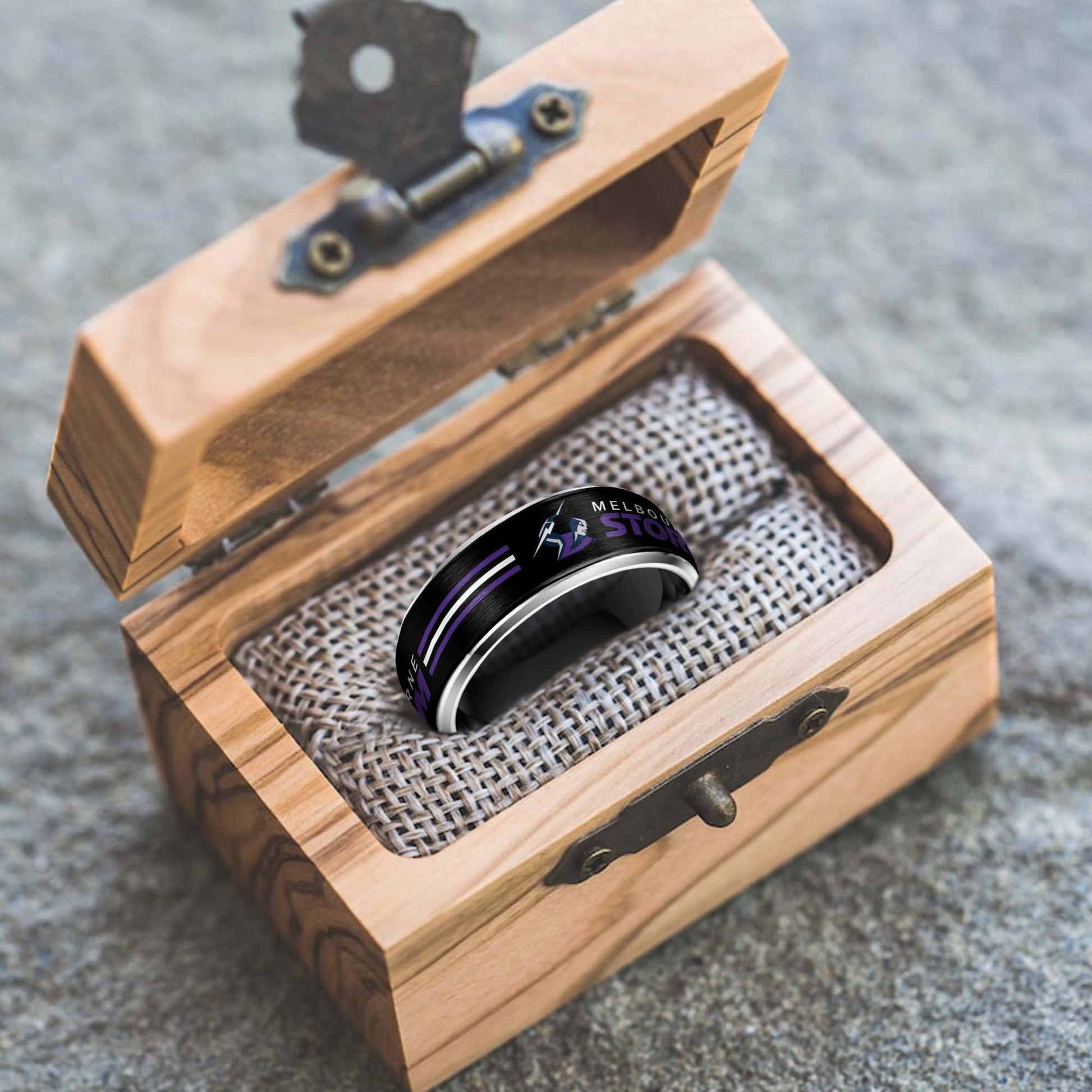 NRL Silver Tungsten Rings Gift For Fans 30