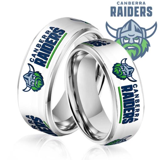 NRL Silver Tungsten Rings Gift For Fans 25
