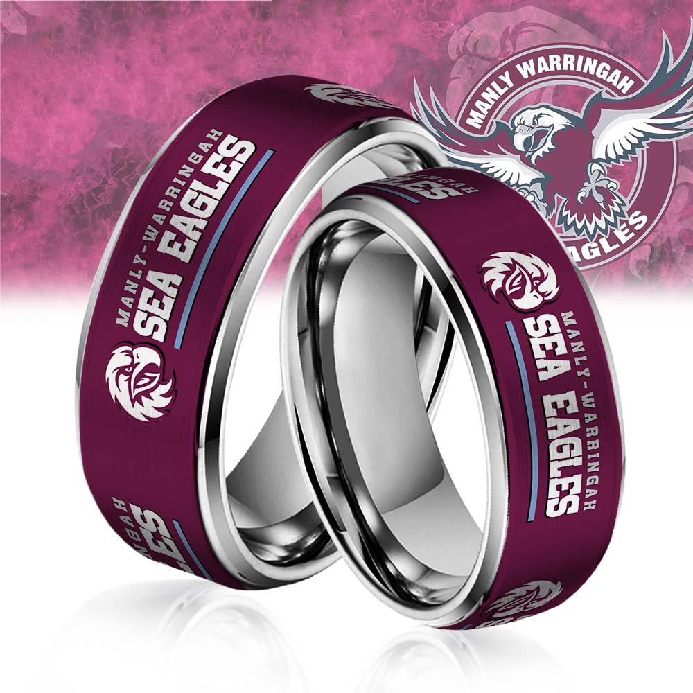 MAN Silver Tungsten Rings