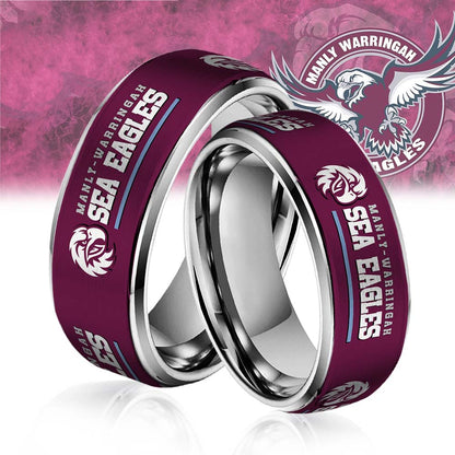 MAN Silver Tungsten Rings