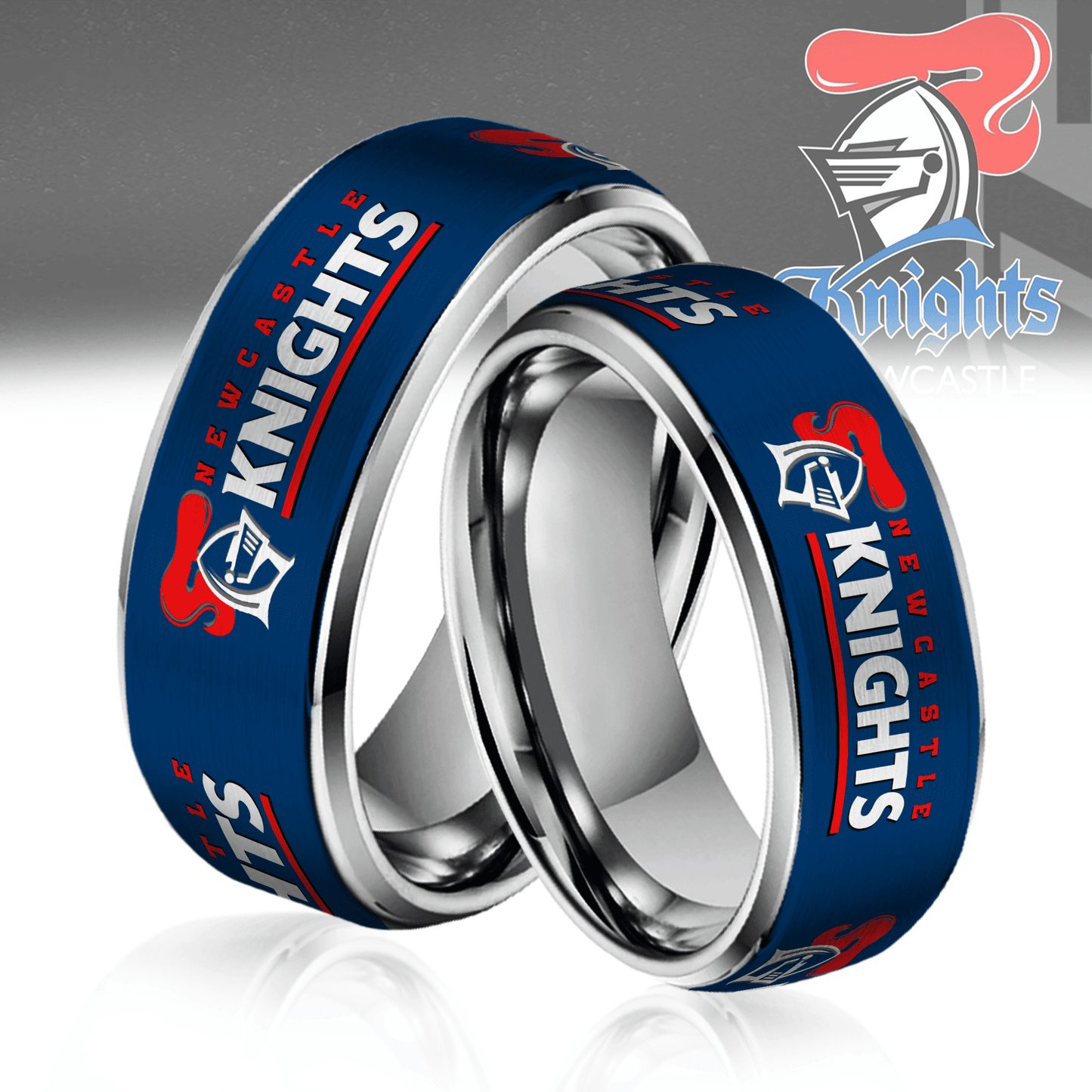 NRL Silver Tungsten Rings Gift For Fans 2