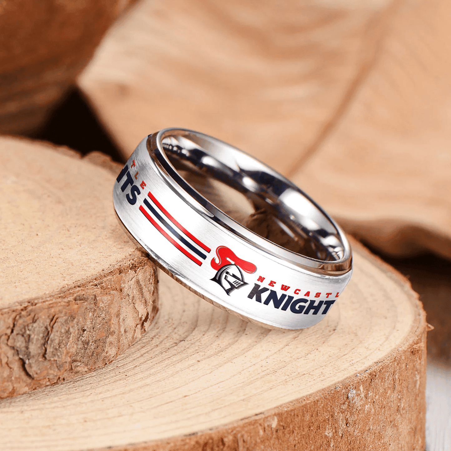 NRL Silver Tungsten Rings Gift For Fans 5