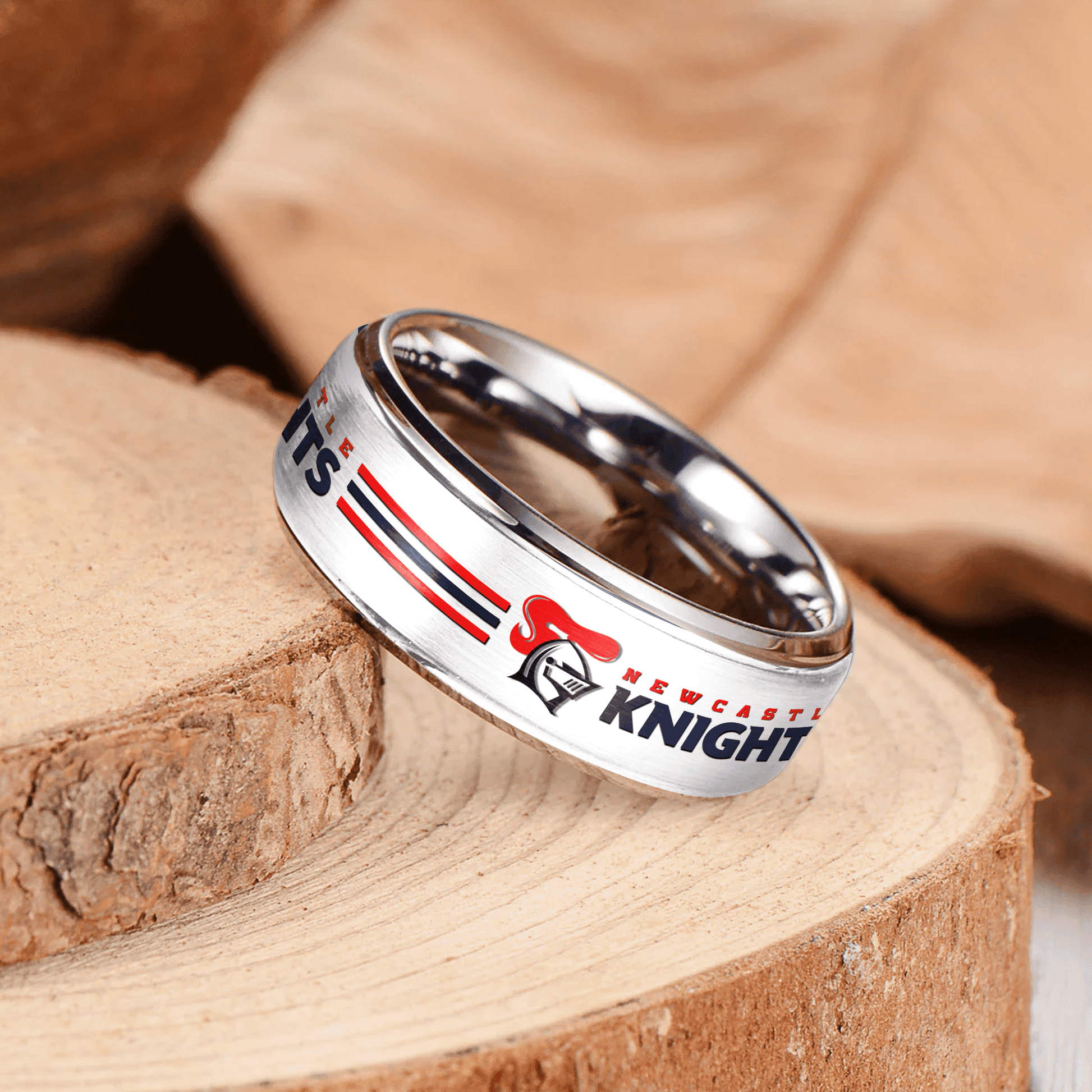 NRL Silver Tungsten Rings Gift For Fans 5