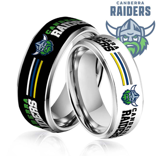 NRL Silver Tungsten Rings Gift For Fans 29