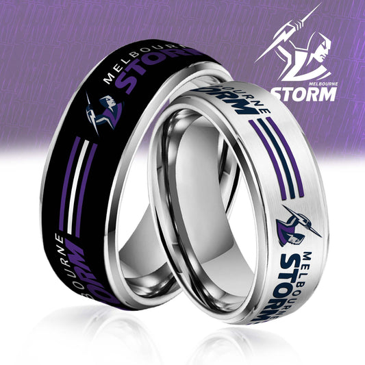 NRL Silver Tungsten Rings Gift For Fans 30