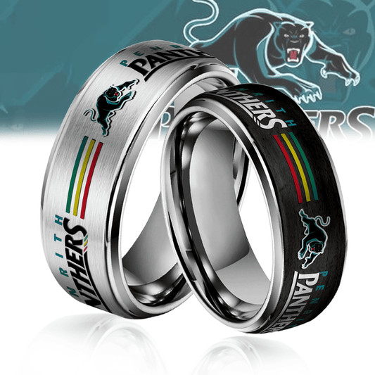 NRL Silver Tungsten Rings Gift For Fans 9