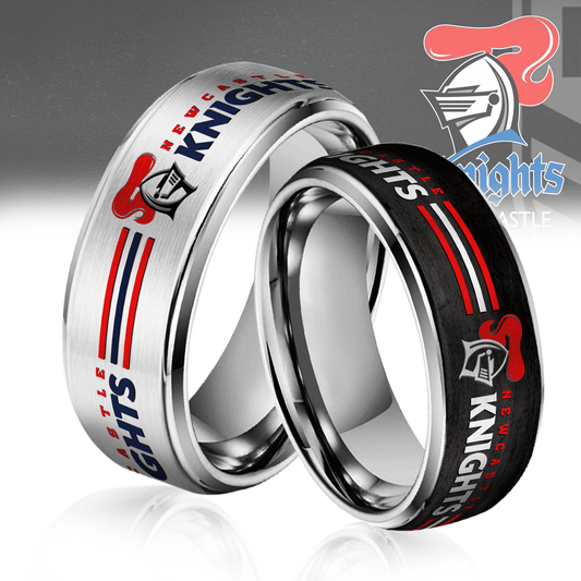 NRL Silver Tungsten Rings Gift For Fans 5