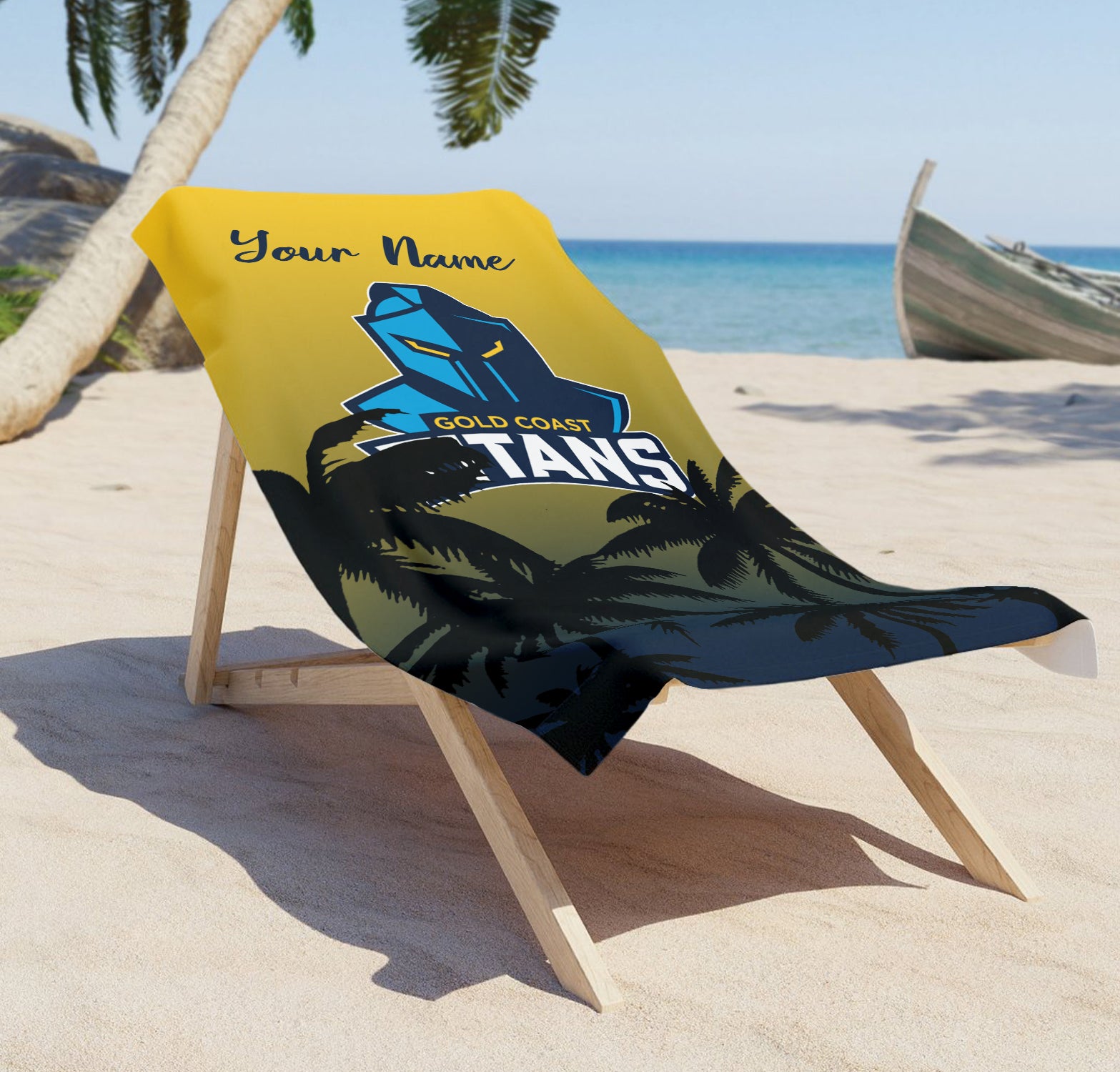 GLD Personalized Custom Pool Travel Beach and Bath Towels 5