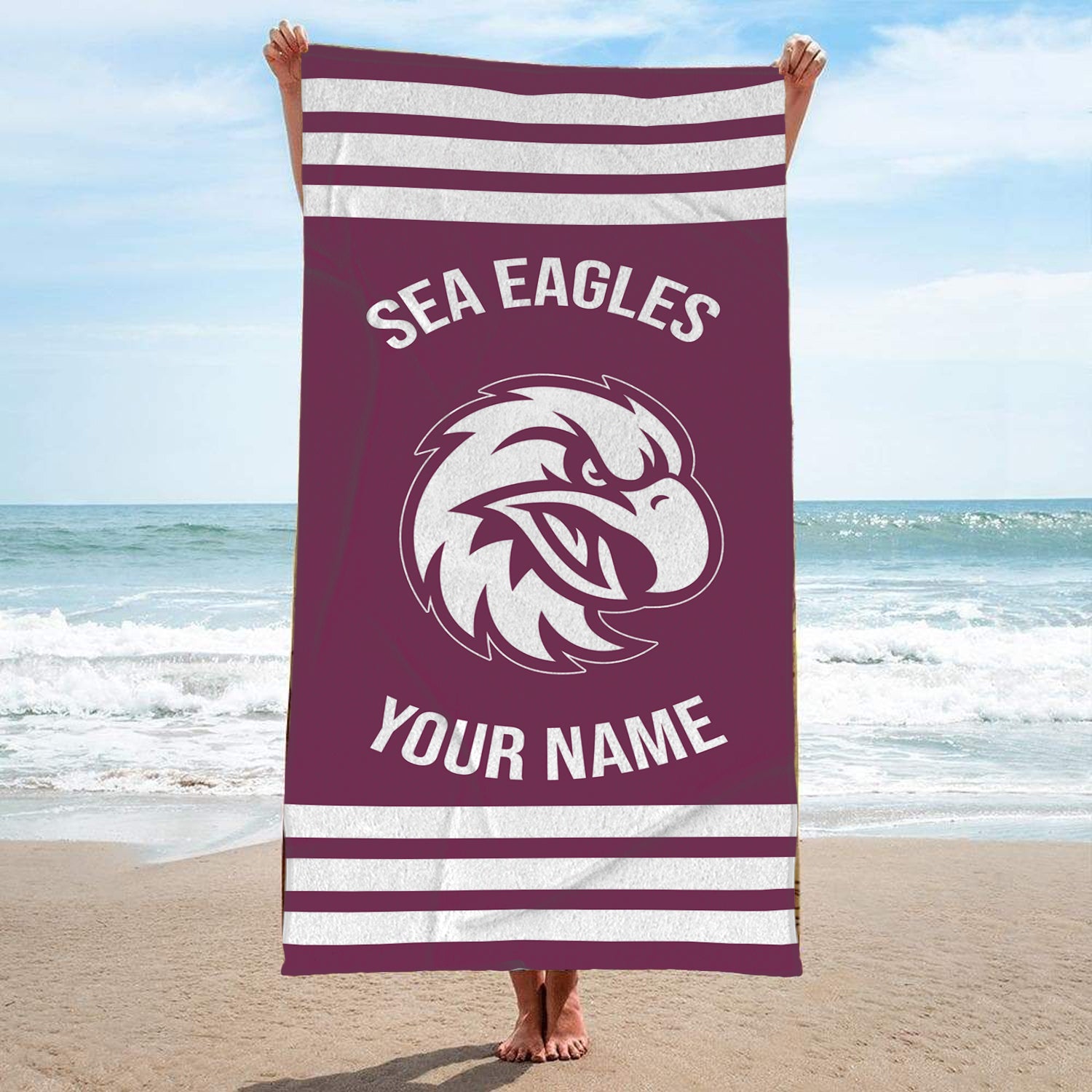 MAN Personalized Custom Pool Travel Beach and Bath Towels 6
