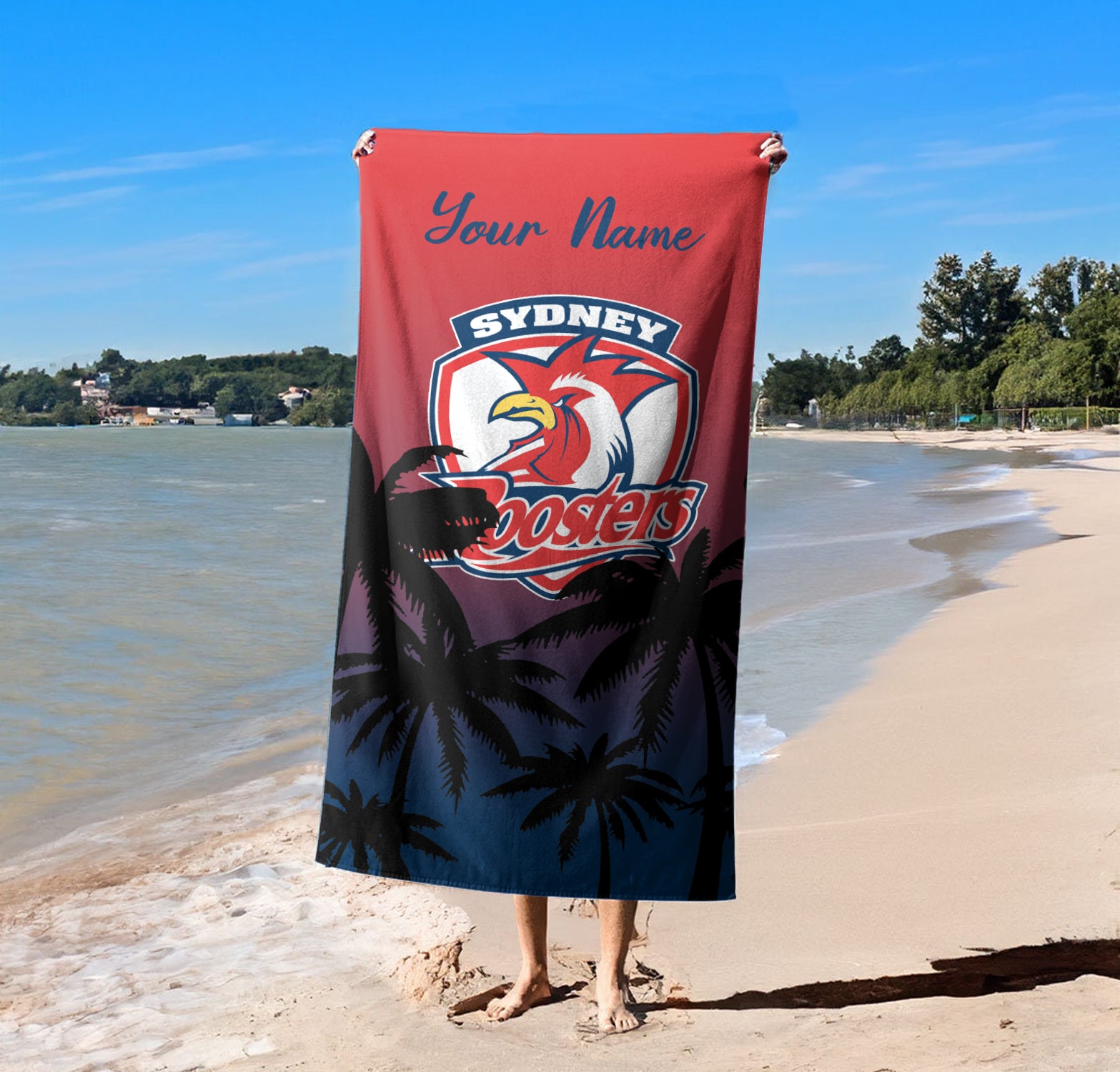 SYD Personalized Custom Pool Travel Beach and Bath Towels 5