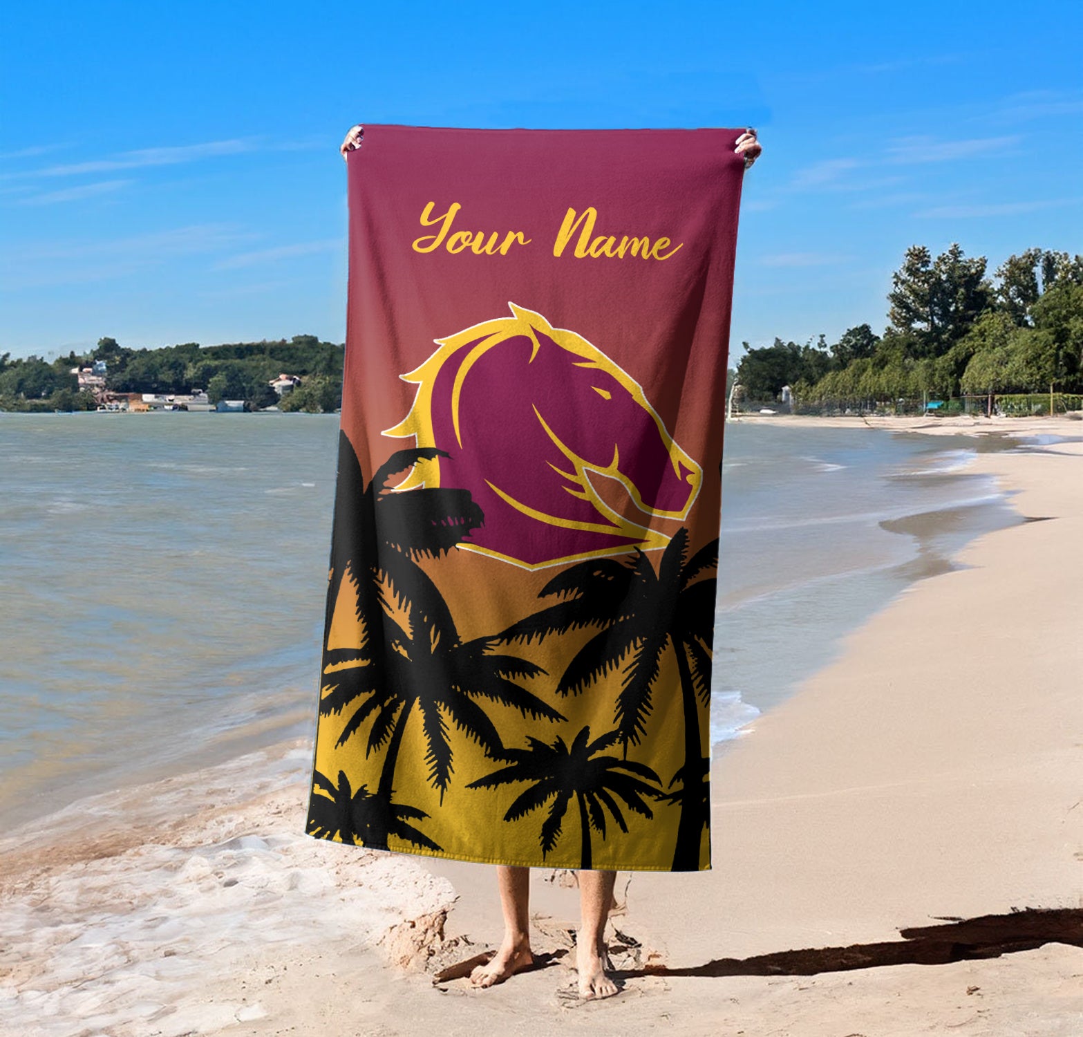 BRI Personalized Custom Pool Travel Beach and Bath Towels 5