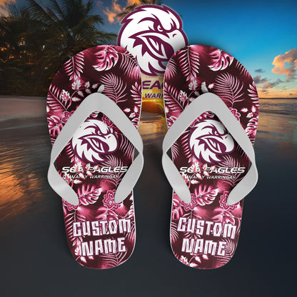 MAN personalized custom flip flops 4