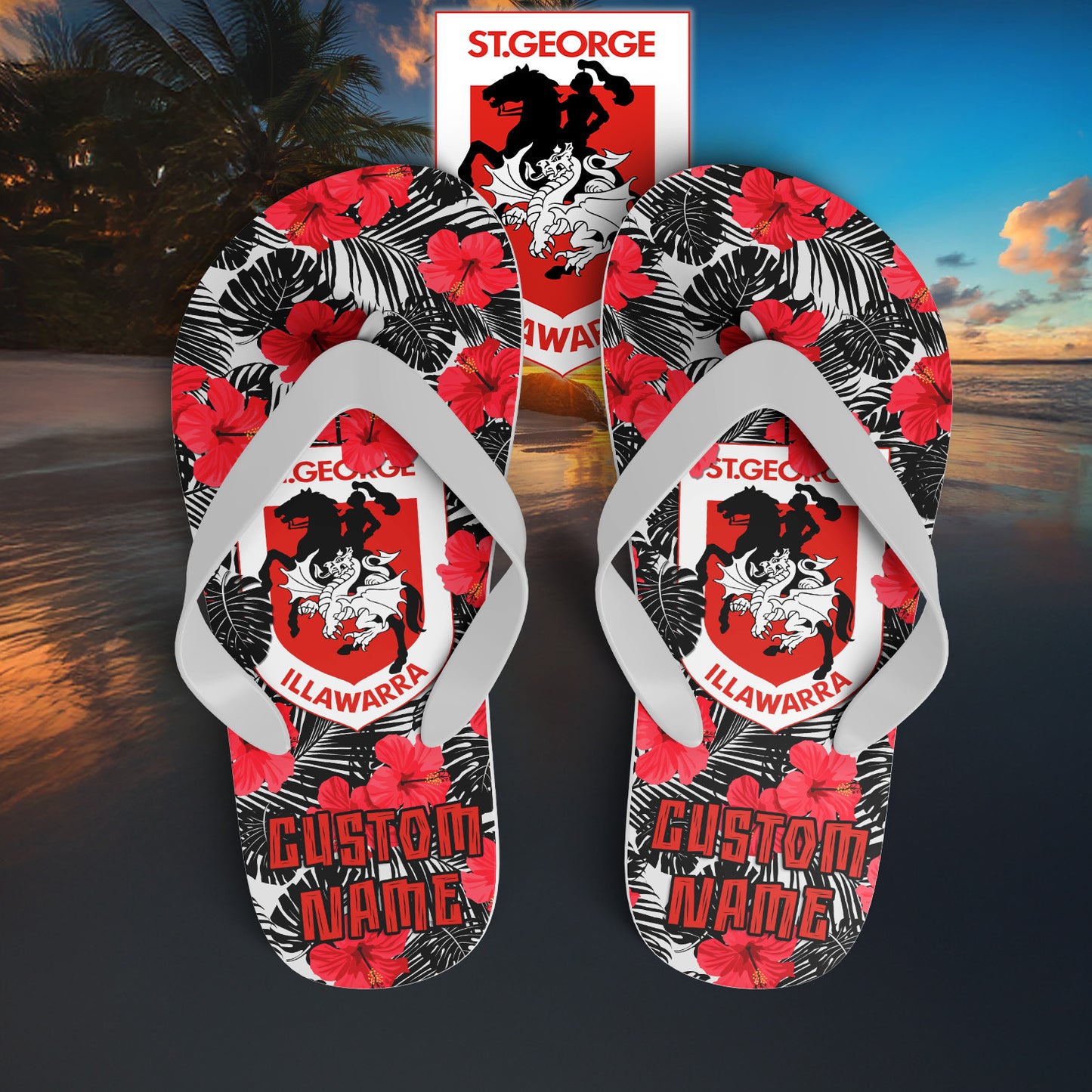 STG personalized custom flip flops 4