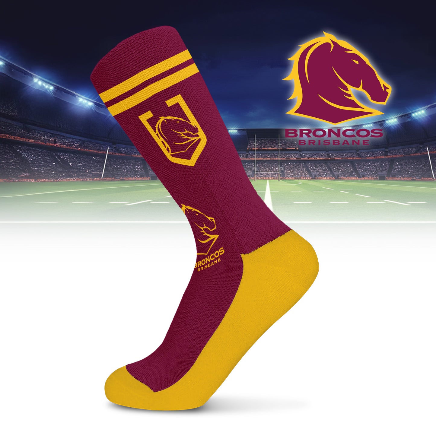 BRI Personalized Custom Crew Socks