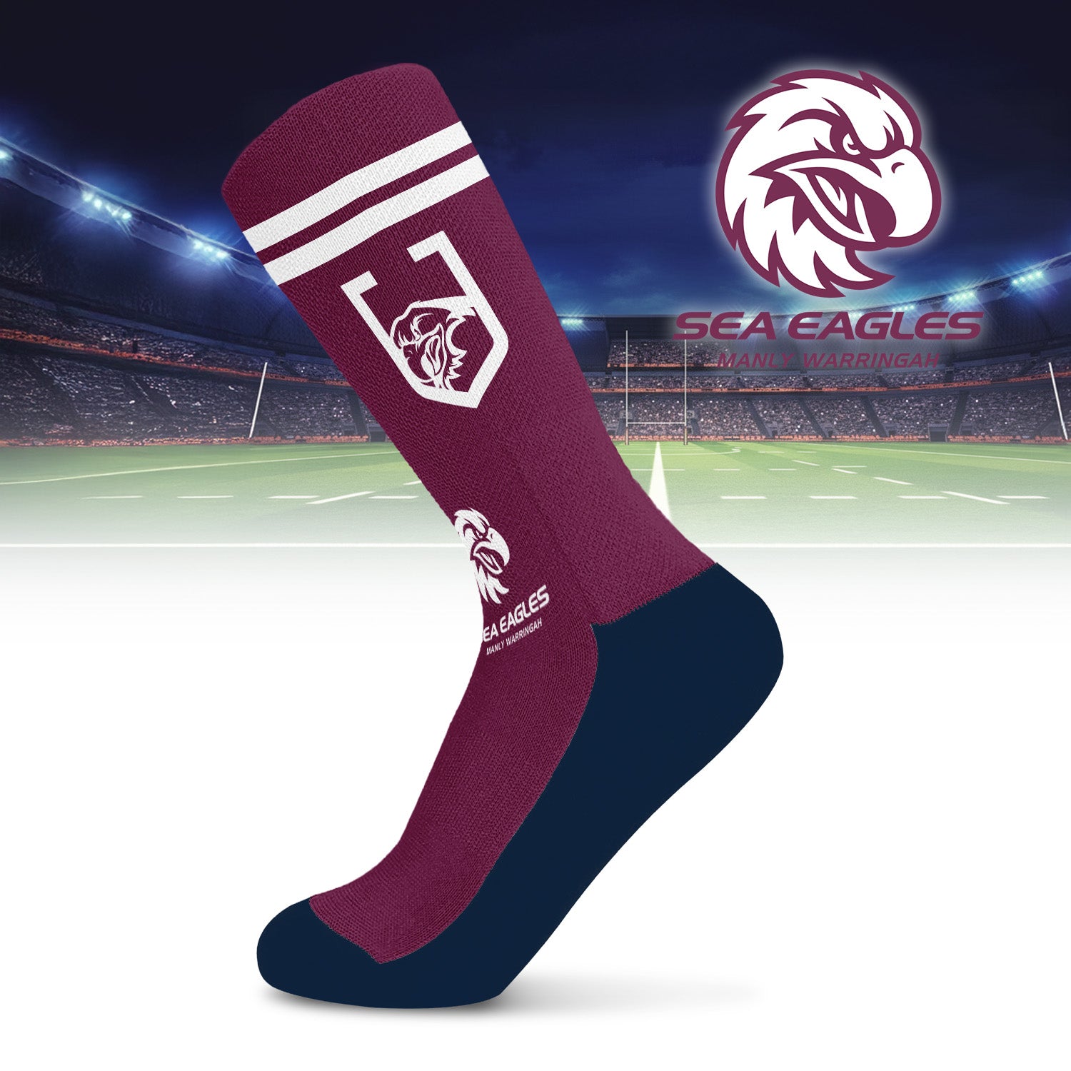 MAN Personalized Custom Crew Socks