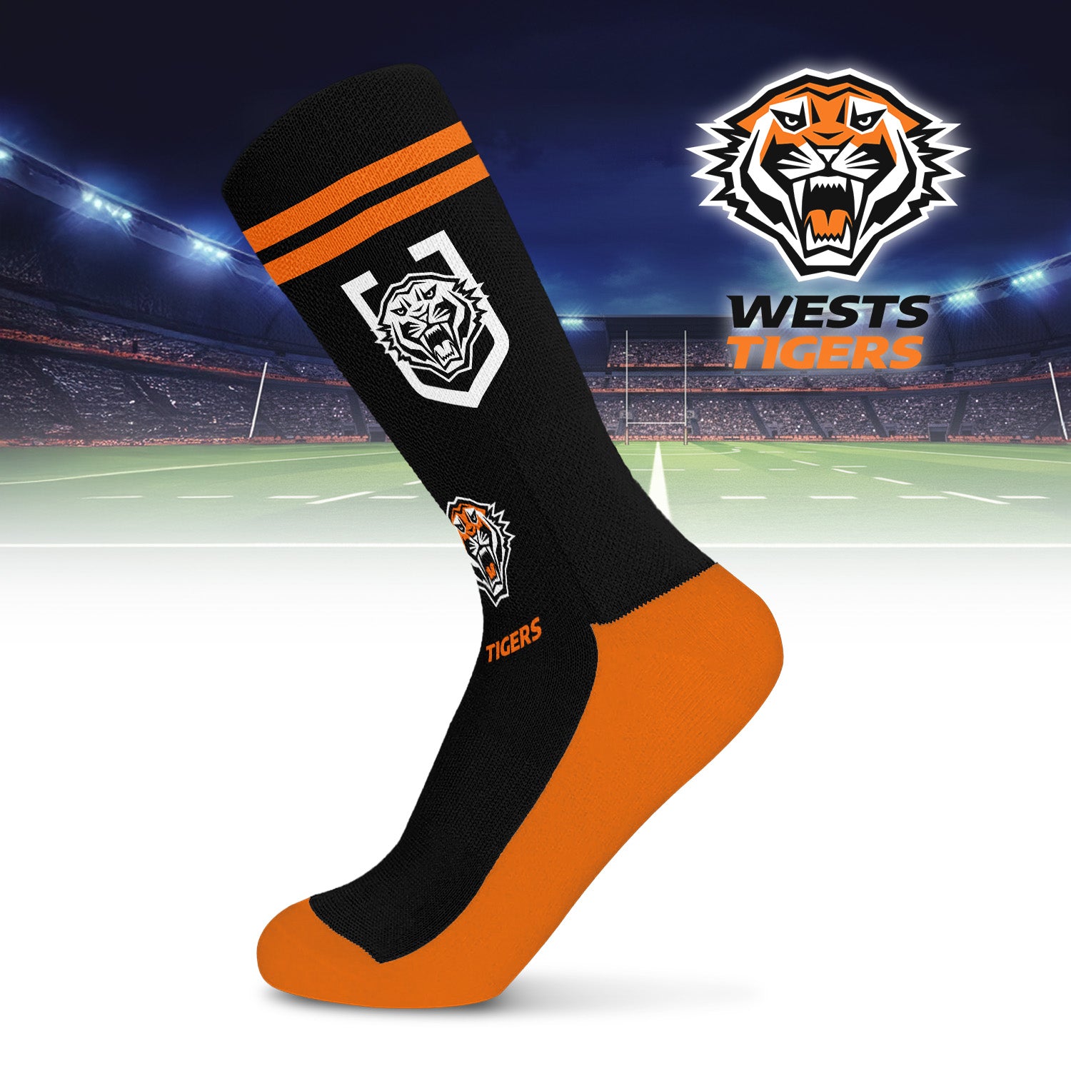 WST Personalized Custom Crew Socks