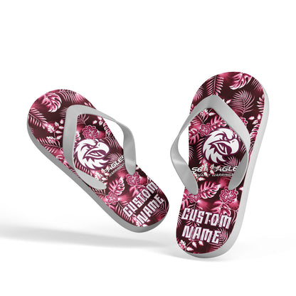 MAN personalized custom flip flops 4