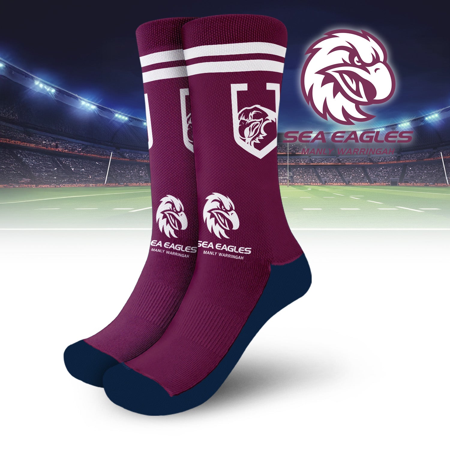 MAN Personalized Custom Crew Socks