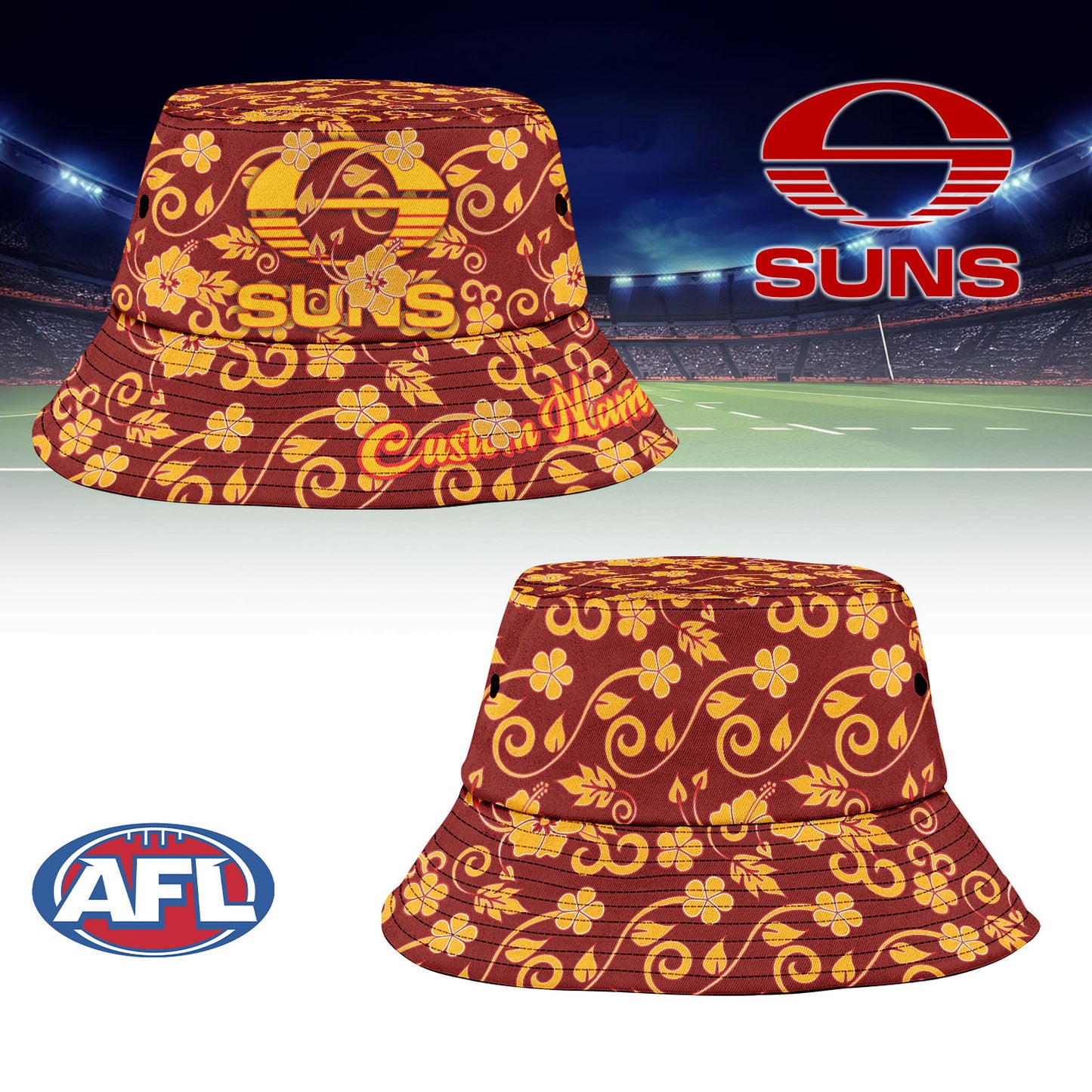 GCS Sports Personalized Custom Bucket Hat