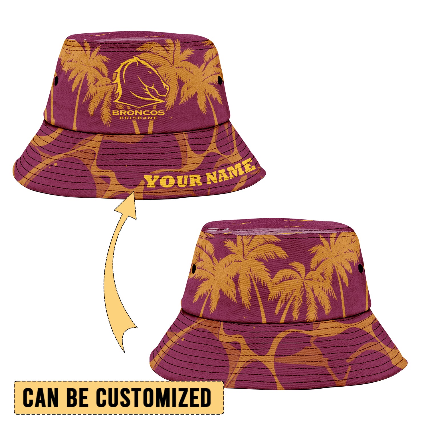 BRI Personalized Custom Bucket Hat