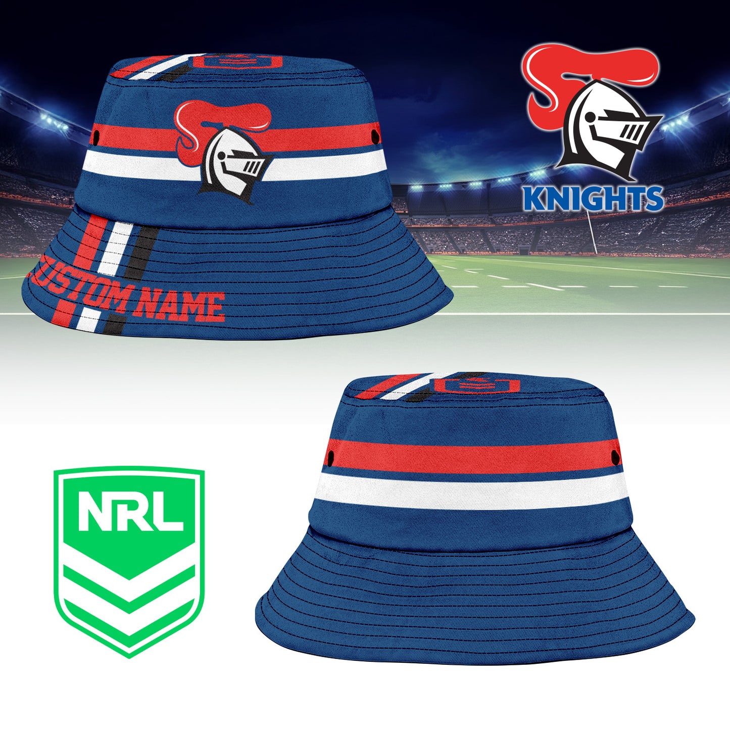 NEW Sports Personalized Custom Bucket Hat