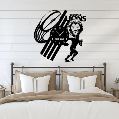 BB Personalized Custom Vinyl Clock With Led For Home