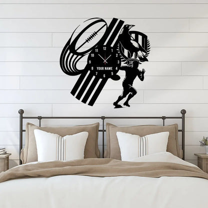COL Personalized Custom Vinyl Clock With Led For Home