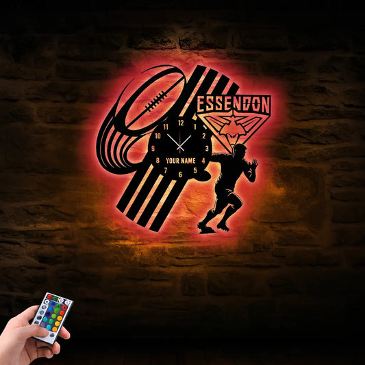 ESS Personalized Custom Vinyl Clock With Led For Home