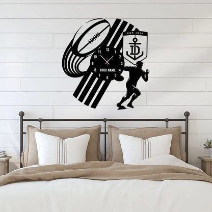 FRE Personalized Custom Vinyl Clock With Led For Home