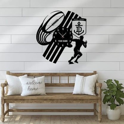 FRE Personalized Custom Vinyl Clock With Led For Home