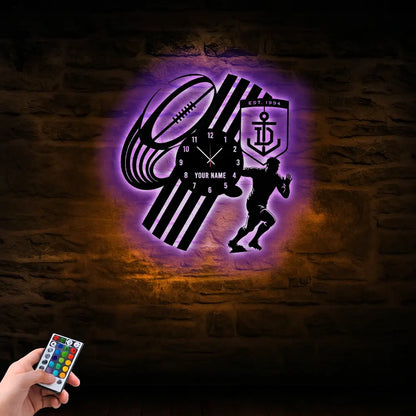 FRE Personalized Custom Vinyl Clock With Led For Home