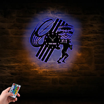 GEE Personalized Custom Vinyl Clock With Led For Home