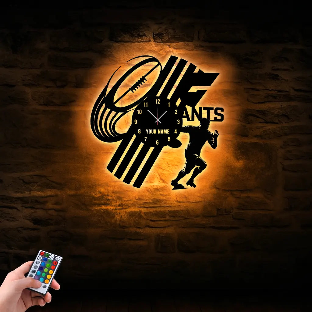 GWS Personalized Custom Vinyl Clock With Led For Home