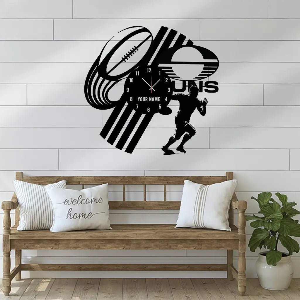 GCS Personalized Custom Vinyl Clock With Led For Home