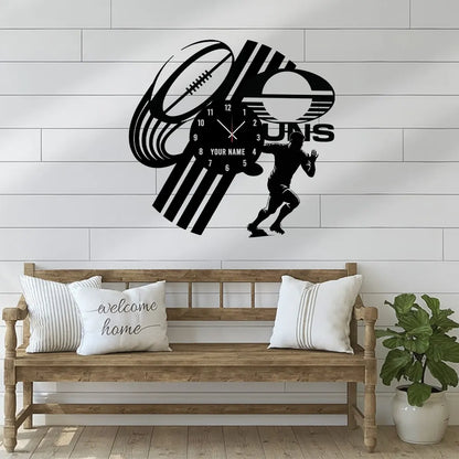 GCS Personalized Custom Vinyl Clock With Led For Home