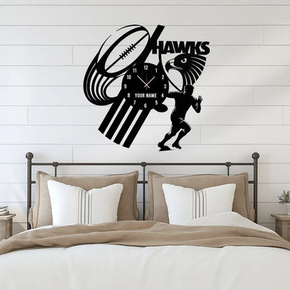 HAW Personalized Custom Vinyl Clock With Led For Home