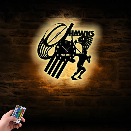 HAW Personalized Custom Vinyl Clock With Led For Home